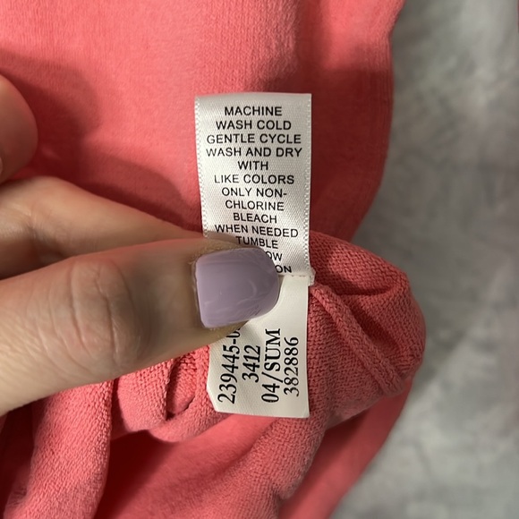 Banana Republic Coral 3/4 Sleeve Boatneck Sweater - size XS - Picture 11 of 11
